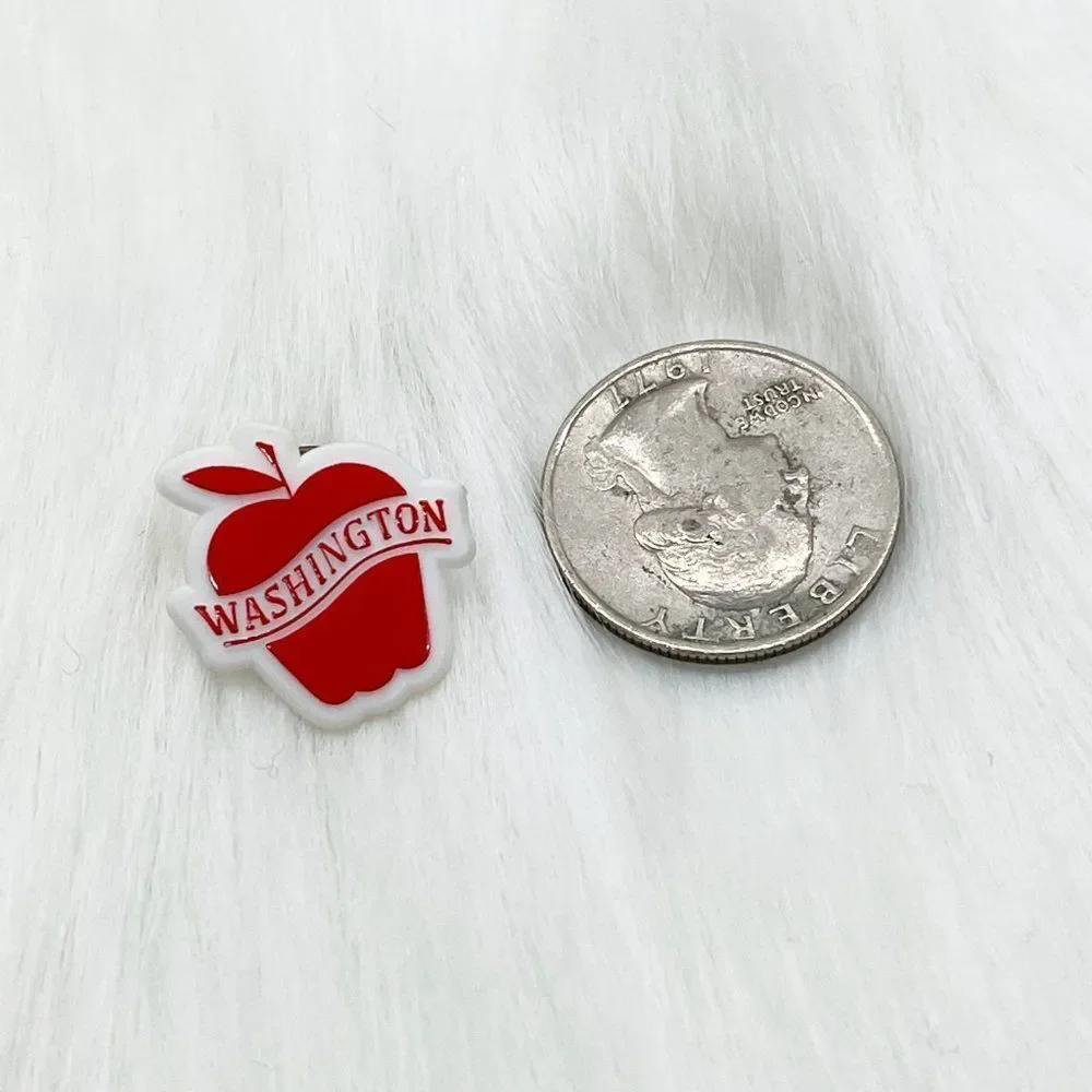 🔮 5/$25 Vintage Washington Apple Pin - Picture 2 of 3